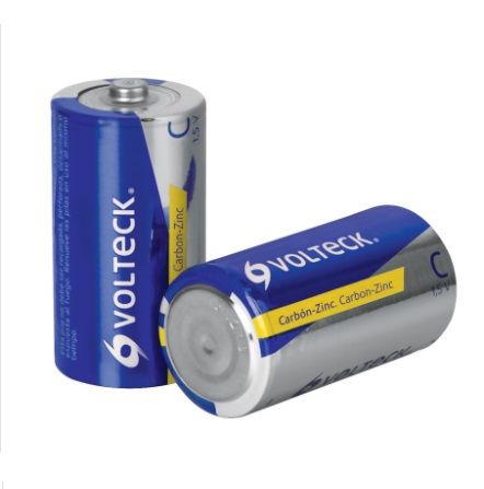 [BAT-VOL-46310] BATERIA ZINC-CARBON "C" MOD. ZI-C BLISTER 2 UND REF. 46310 MARCA VOLTECK