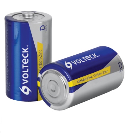 [BAT-VOL-46311] BATERIA ZINC-CARBON "D" MOD. ZI-D BLISTER 2 UND REF. 46311 MARCA VOLTECK