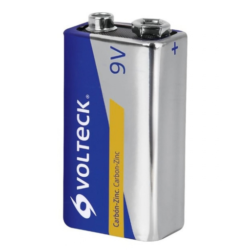 [BAT-VOL-46312] BATERIA ZINC-CARBON "9V" MOD. ZI-9V BLISTER 2 UND REF. 46312 MARCA VOLTECK