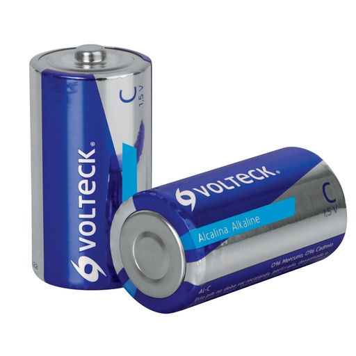 [BAT-VOL-46317] BATERIA ALCALINA "C" MOD. AL-C BLISTER 2 UND REF. 46317 MARCA VOLTECK
