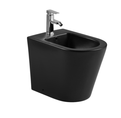 [BID-KUB-KU-053F-MB] BIDET AEREO 51.5 CM X 36 CM X 34.5 NEGRO MATE REF. KU-053F-MB MARCA KUBO