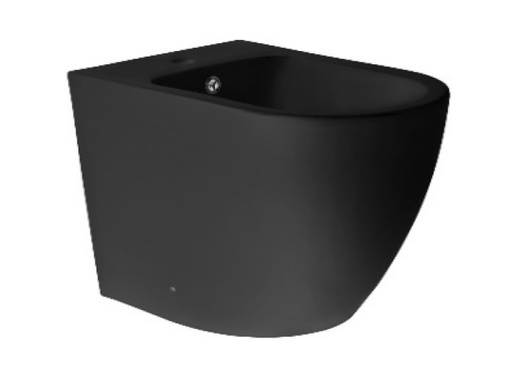 [BID-NOV-NV-WC1885] BIDET METEORA AL PISO BIDE COLOR NOIR NEGRO REF. NV-WC1885 MARCA NOVA