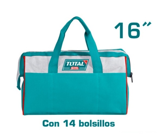 [BOL-TOT-THT261625] BOLSO PARA HERRAMIENTAS 16" REF. THT261625 MARCA TOTAL TOOLS