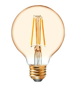 [BOM-GEN-5.5W] BOMBILLO GLOBO VINTAGE DIMEABLE G25 5.5 W 400 LM PACK 2 UND REF. B07J6HR765 MARCA GENERAL ELECTRIC