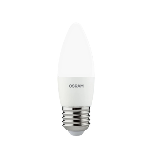 [BOM-LED-85980] BOMBILLO LED TIPO VELA 3W 6.500K 260 LM E27 REF. 85980 COD. 240650 MARCA LEDVANCE OSRAM
