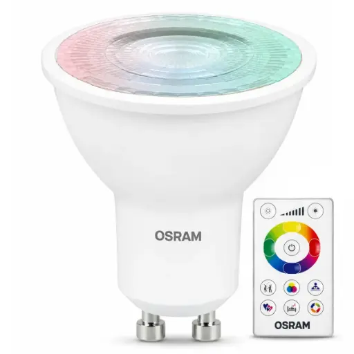[BOM-LED-88066] BOMBILLO DICROICO GU10 RGB SMART A CONTROL 4,5W 250 LM REF. 88066 / 257252 / 7015818 LEDVANCE OSRAM