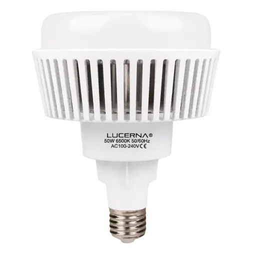 [BOM-LUC-50WE40] BOMBILLO LED TIPO BULBO 50W E40 6500 K (LUZ FRIA) MULT.100-240V ULTRAMAN COD.727260 MARCA LUCERNA