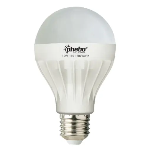 [BOM-LUC-A60-12W-BC] BOMBILLO LED TIPO BULBO 12 W E27 3000K (LUZ CALIDA) MULTV 100-240 V REF. 266834/726850 MARCA LUCERNA