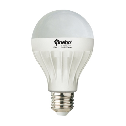 [BOM-LUC-A60-12W-BF] BOMBILLO LED TIPO BULBO 12 W E27 6500 K (LUZ FRIA) MULTV 100 - 240 V COD-726683 MARCA LUCERNA