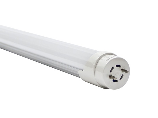 [BOM-LUX-T8.60BF] BOMBILLO LED TUBO T8 DE 60 CM 9 W / 10 W "FROSTED" AC 100 240 V BF 6000K REF. T8.60BF MARCA LUXOLAR