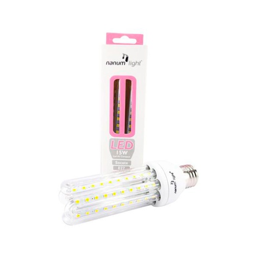 [BOM-NAN-202057324] BOMBILLO LED TIPO 4U 15W 3000K REF. 202057324 MARCA NANUM LIGHT