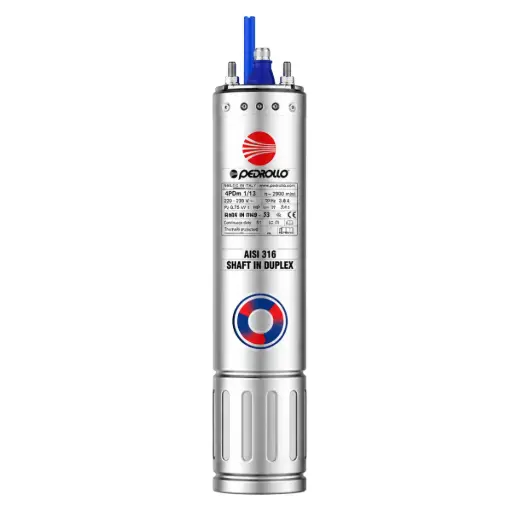 [BOM-PED-4PD/5.5] BOMBA SUMERGIBLE DE 4" 5.5 HP 60 HZ 220V TRIF. REF. 4PD/5.5 / 4ZPC55P2 REF. 604PDT5.5HP220V PEDROLLO