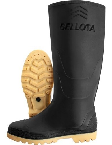 [BOT-BEL-ECO-38] BOTA DE GOMA / PVC MARCA BELLOTA CAÑA LARGA SIN PUNTERA COLOR NEGRO REF. ECO-38 TALLA-38 (PAR)