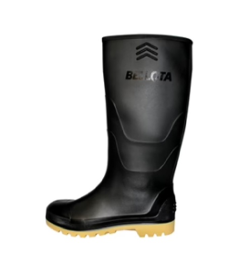 [BOT-BEL-ECO-44] BOTA DE GOMA / PVC MARCA BELLOTA CAÑA LARGA SIN PUNTERA COLOR NEGRO REF. ECO-44 TALLA-44 (PAR)