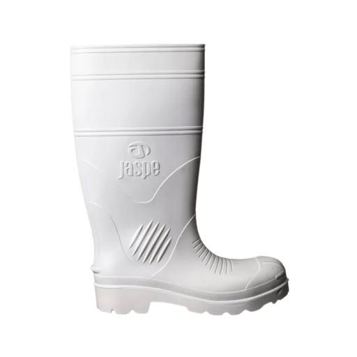 [BOT-JAS-PP1166SPBC39] BOTA DE GOMA/PVC MARCA JASPE CAÑA LARGA SIN PUNTERA TALLA 39 COLOR BLANCA MOD.1166 REF. SPBC39
