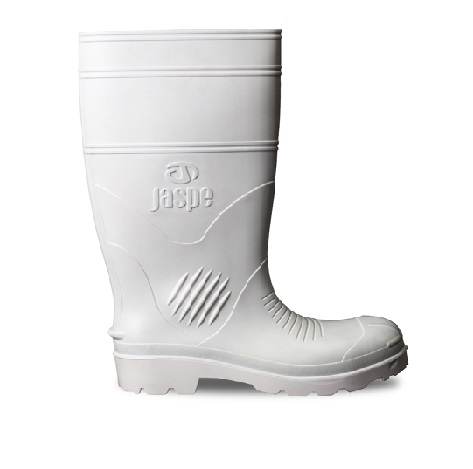 [BOT-JAS-PT1155CPBL41] BOTA DE GOMA/PVC MARCA JASPE CAÑA LARGA CON PUNTERA TALLA 41 COLOR BLANCO MOD.1155 REF. CPBL41