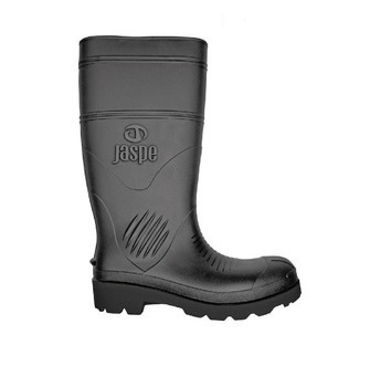 [BOT-JAS-PT1155CPNG44] BOTA DE GOMA/PVC MARCA JASPE CAÑA LARGA CON PUNTERA TALLA 44 COLOR NEGRO MOD.1155 REF. NCP44