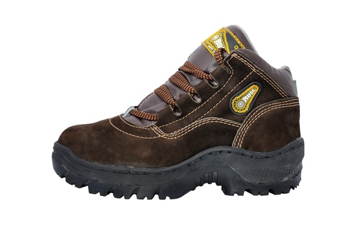 [BOT-ORU-1001.B-36] BOTA DE SEGURIDAD TALLA 36 SUELA POLIURET. C/PUNTERA PIEL NOBUCK COLOR MARRON REF.1001/B MARCA ORUGA