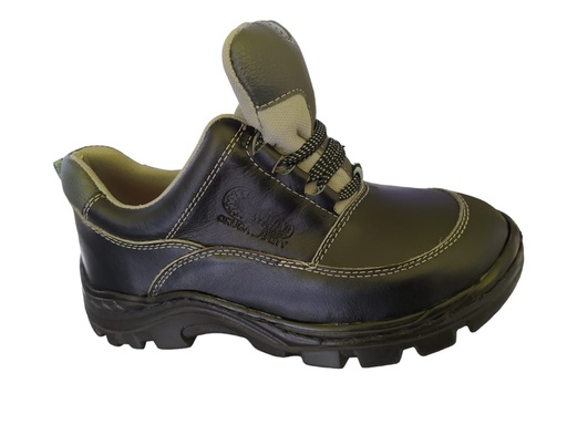 [BOT-ORU-1008.37] ZAPATO DE SEGURIDAD TALLA 37 SUELA POLIURET. C/PUNTERA PIEL NOBUCK COLOR MARRON REF.1008 MARCA ORUGA