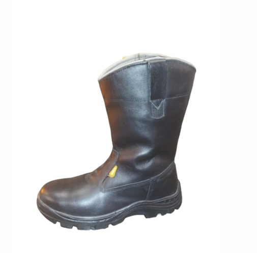 [BOT-ORU-1021.BN-42] BOTA DE SEGURIDAD SOLDADOR ALTA TAL-42 DE NAPA NEGRO SUELA POLI. CON PUNTERA REF. 1021-B MARCA ORUGA