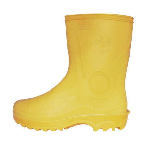 [BOT-SEA-820BE40] BOTA DE GOMA / PVC MARCA SEABOOTS CAÑA CORTA SIN PUNTERA COLOR BEIGE REF. 820 TALLA 40 ( PAR )
