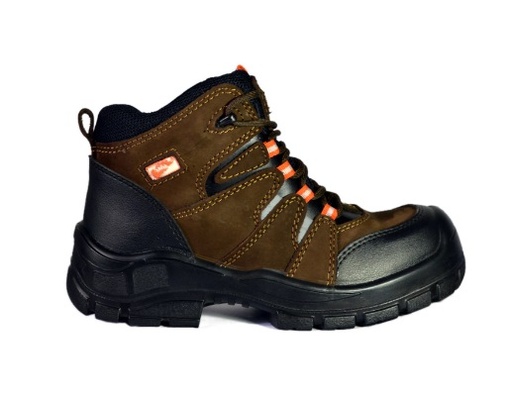 [BOT-TEP-AUT-43] BOTA DE SEGURIDAD TALLA 43 MOD-AUTANA COLOR NAPA NEGRA SUELA CAUCHO C/PUNTERA MARCA TEPUY