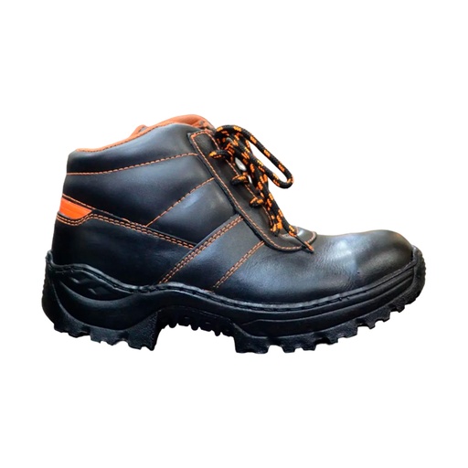 [BOT-TEP-CAN-42] BOTA DE SEGURIDAD TALLA 42 MOD-CANAIMA COLOR NEGRO SUELA PVC C/PUNTERA MARCA TEPUY