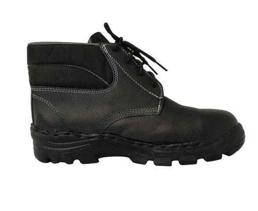 [BOT-TEP-CAN-43] BOTA DE SEGURIDAD TALLA 43 MOD-CANAIMA COLOR NEGRO SUELA PVC C/PUNTERA MARCA TEPUY