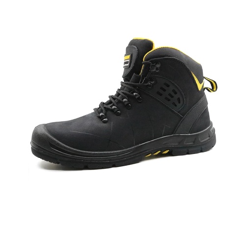 [BOT-TIG-TH004-T.41] BOTA DE SEGURIDAD TALLA 41 SUELA POLIU C/PUNT PIEL NOBUCK NEGRO REF. TH3004 MARCA RU2S TIGER MASTER