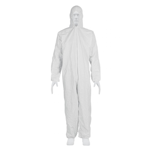 [BRA-TRU-14421] BRAGA IMPERMEABLE TIPO OVEROL DESECHABLE DE POLIPROPILENO TALLA L REF. 14421 MARCA TRUPER