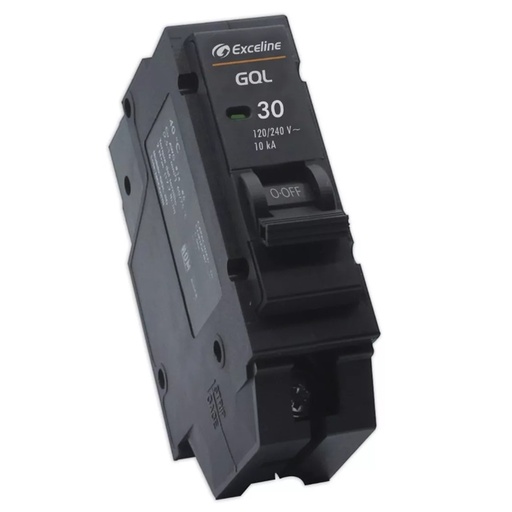 [BRE-EXC-GQL-30A-1] BREAKER PARA EMPOTRAR 1 X 30 A REF. GQL-30A-1 / 007363 MARCA EXCELINE