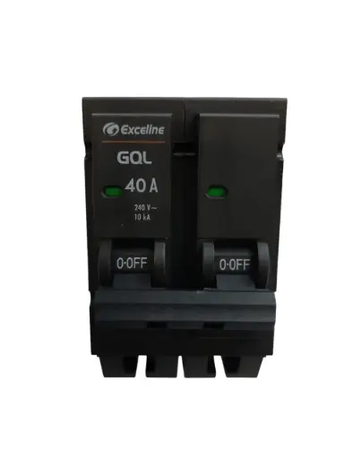 [BRE-EXC-GQL-40A-2] BREAKER PARA EMPOTRAR 2 X 40 A REF. GQL-40A-2 / 007448 MARCA EXCELINE
