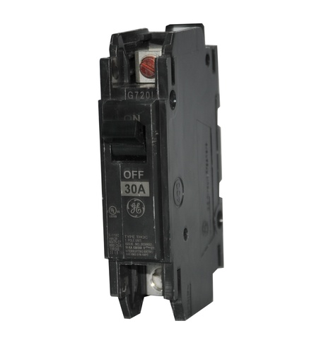 [BRE-GE-1X30TQC] BREAKER SUPERFICIAL DE 1 X 30 AMP TIPO TQC1130WL MARCA GENERAL ELECTRIC