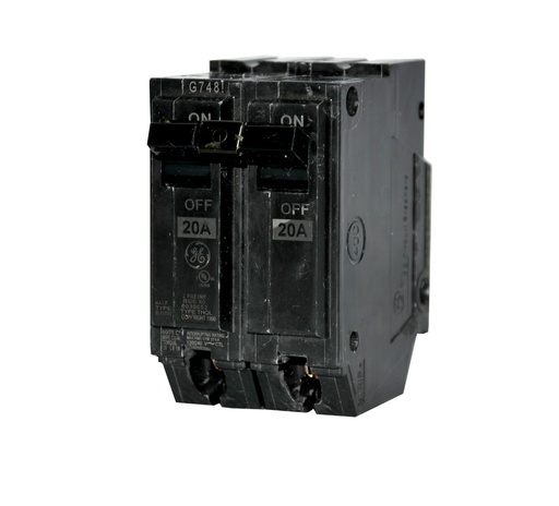 [BRE-GE-2X20THQ] BREAKER PARA EMPOTRAR DE 2 X 20 AMP TIPO THQL2120 / 21205 MARCA ABB/GENERAL ELECTRIC