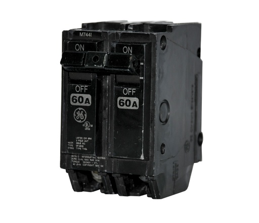 [BRE-GE-2X60THQ] BREAKER PARA EMPOTRAR DE 2 X 60 AMP TIPO THQL2160 / 21605 MARCA ABB/GENERAL ELECTRIC