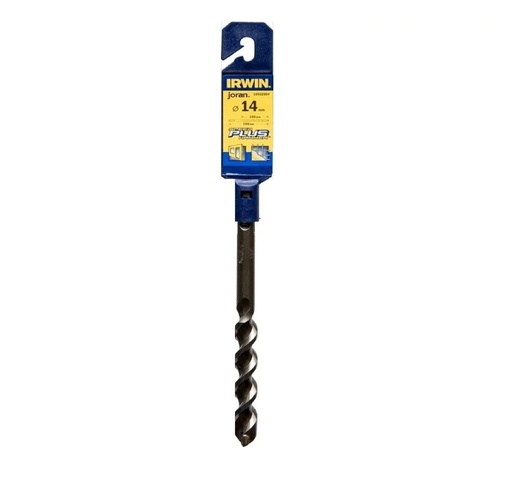[BRO-IRW-10502004] BROCA / MECHA P/CONCRETO SDS PLUS 14MM X 160MM SPEED HAMMER MOD. JORAN REF. 026624/ 303963 IRWIN