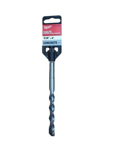 [BRO-MIL-48-20-6071] BROCA SDS PLUS 1/2" X 4" X 6" REF. MET-48-20-6071 MARCA MILWAUKEE