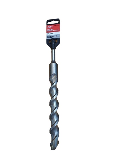 [BRO-MIL-48-20-6142] BROCA SDS PLUS 1" X 8" X 10" REF. MET-48-20-6142 MARCA MILWAUKEE