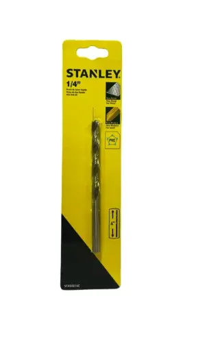 [BRO-STA-STA50014C] BROCA HSS 1/4" X 4" PARA METAL - MADERA - PVC REF. STA50014C MARCA STANLEY