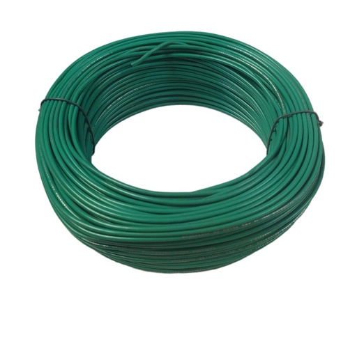 [CAB-CAB-12.105VE] CABLE AUTOMOTRIZ NRO. 12 AWG 105 °C 600V / COLOR VERDE ROLLO DE 100 MTS MARCA CABLESCA