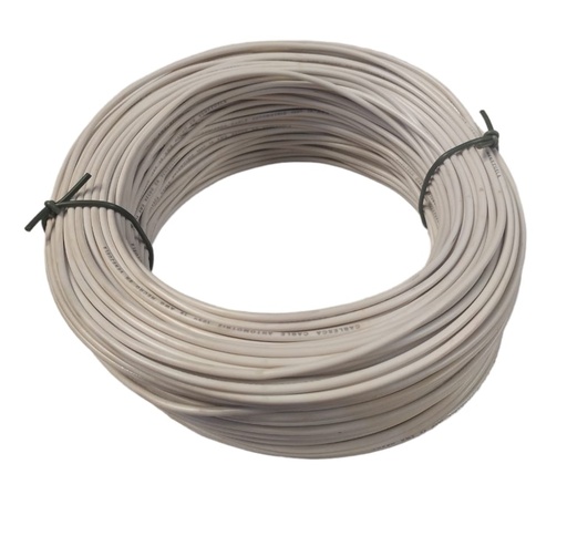 [CAB-CAB-14.105BL] CABLE AUTOMOTRIZ NRO. 14 AWG 105 °C 600V / COLOR BLANCO ROLLO DE 100 MTS MARCA CABLESCA