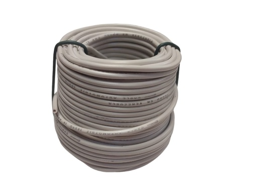 [CAB-CAB-18.105.20BL] CABLE AUTOMOTRIZ NRO. 18 AWG 105 °C 600V / COLOR BLANCO ROLLITO DE 20 MTS MARCA CABLESCA