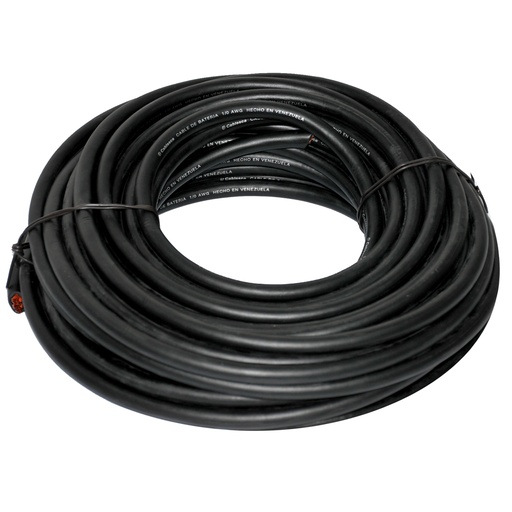 [CAB-CAB-2.0NE] CABLE FLEXIBLE PARA BATERIA NRO. 2/0 AWG 105° POR METRO NEGRO MARCA CABLESCA