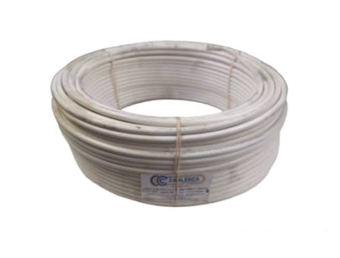 [CAB-CAB-2.75BL.MT] CABLE THHW NRO. 2 AWG 75°C 600V / COLOR BLANCO POR METRO MARCA CABLESCA