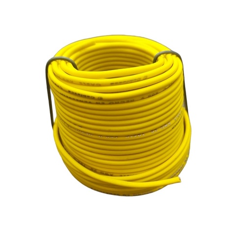[CAB-CAB-20.105AM] CABLE AUTOMOTRIZ NRO. 20 AWG 105 °C 600V / COLOR AMARILLO ROLLITO DE 20 MTS MARCA CABLESCA