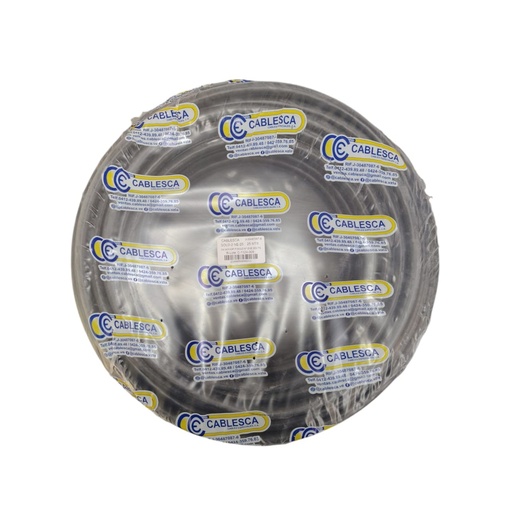 [CAB-CAB-2NE-R] CABLE FLEXIBLE PARA BATERIA NRO. 2 AWG ROLLO DE 25 MTS NEGRO MARCA CABLESCA