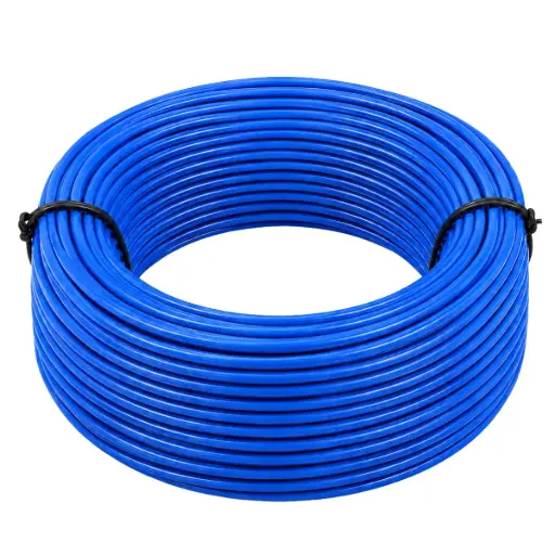 [CAB-CAB-6.90AZ] CABLE THHW NRO. 6 AWG 90°C 600V / COLOR AZUL 100 MTS MARCA CABLESCA