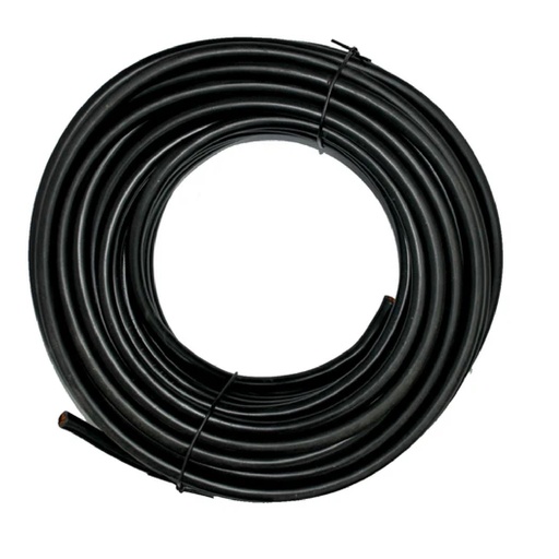 [CAB-CAB-SOLD4NE-R] CABLE PARA MAQUINA DE SOLDAR NRO. 4 ROLLO 25 MTS COLOR NEGRO MARCA CABLESCA