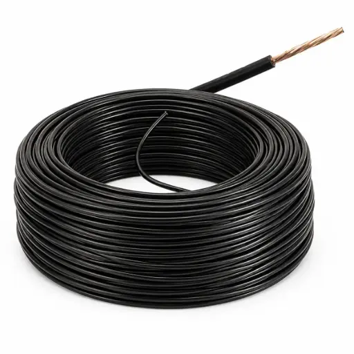 [CAB-CAB-THHW3.0-90] CABLE THHW NRO. 3/0  AWG 90°C 600V  COLOR NEGRO POR METRO MARCA CABLESCA
