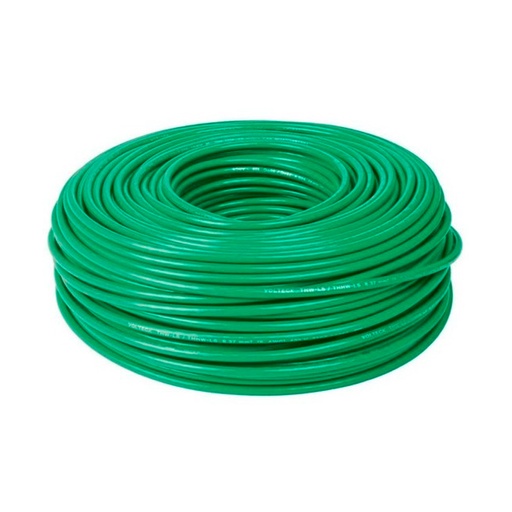 [CAB-ELE-10V] CABLE THW NRO. 10 75°C 600 V COLOR VERDE ROLLO 100 MTS MARCA ELECON